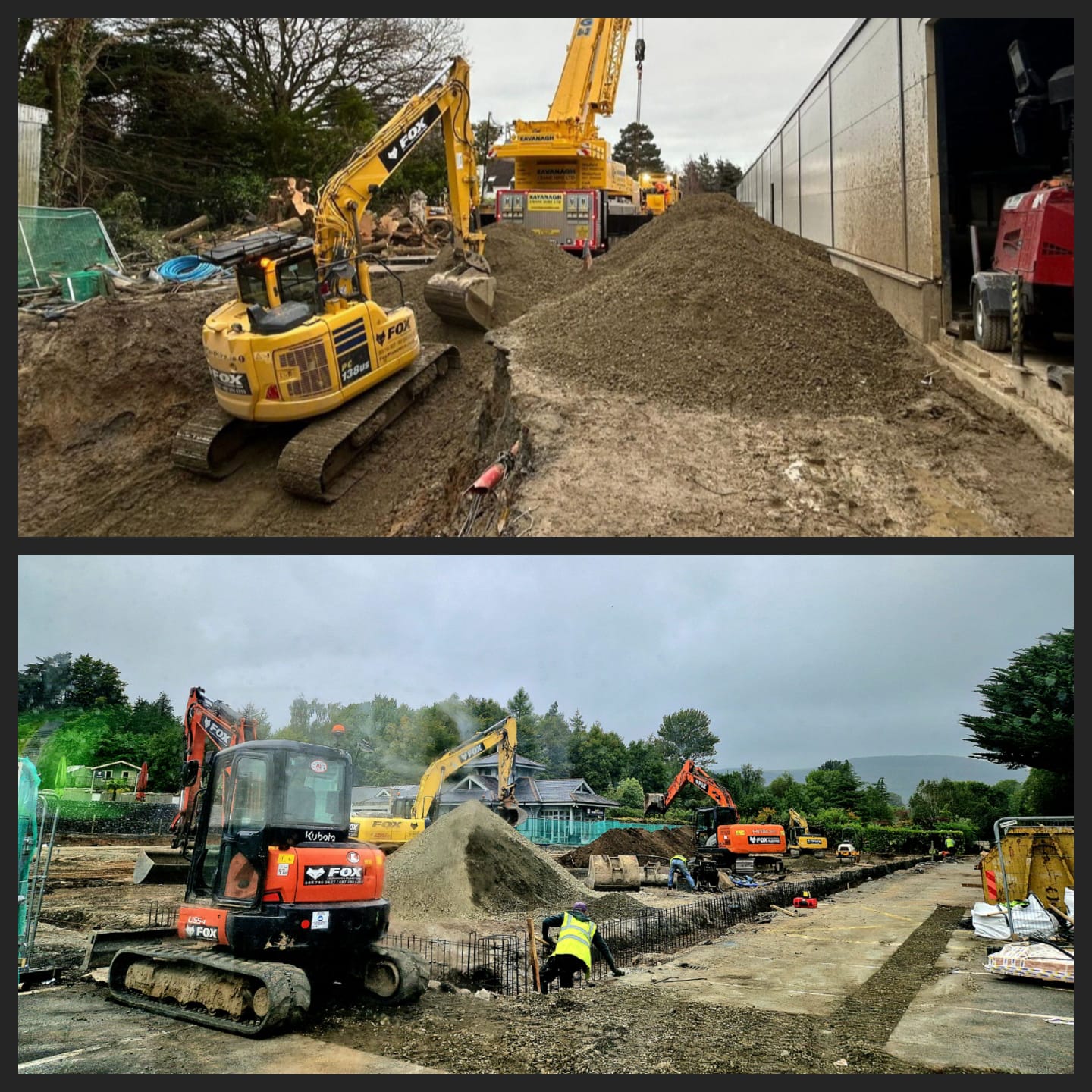 Groundworks completed for new Garden Center in Wicklow